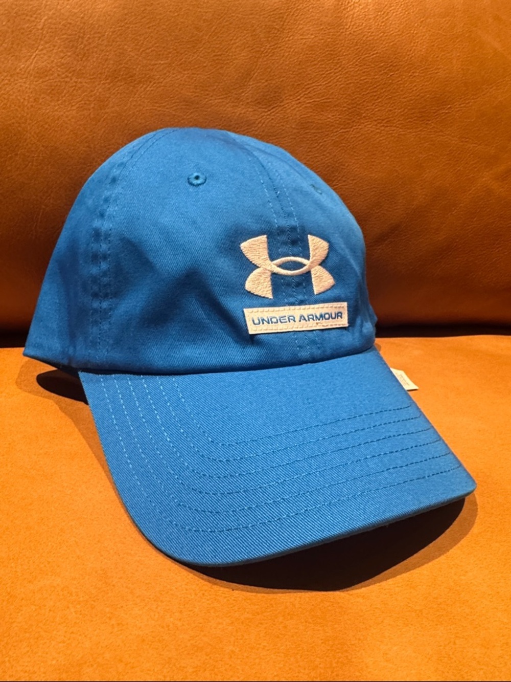 Under Armour Blue Strapback Hat OSFM Adjustable Cap NWT Athletic Dad Hat